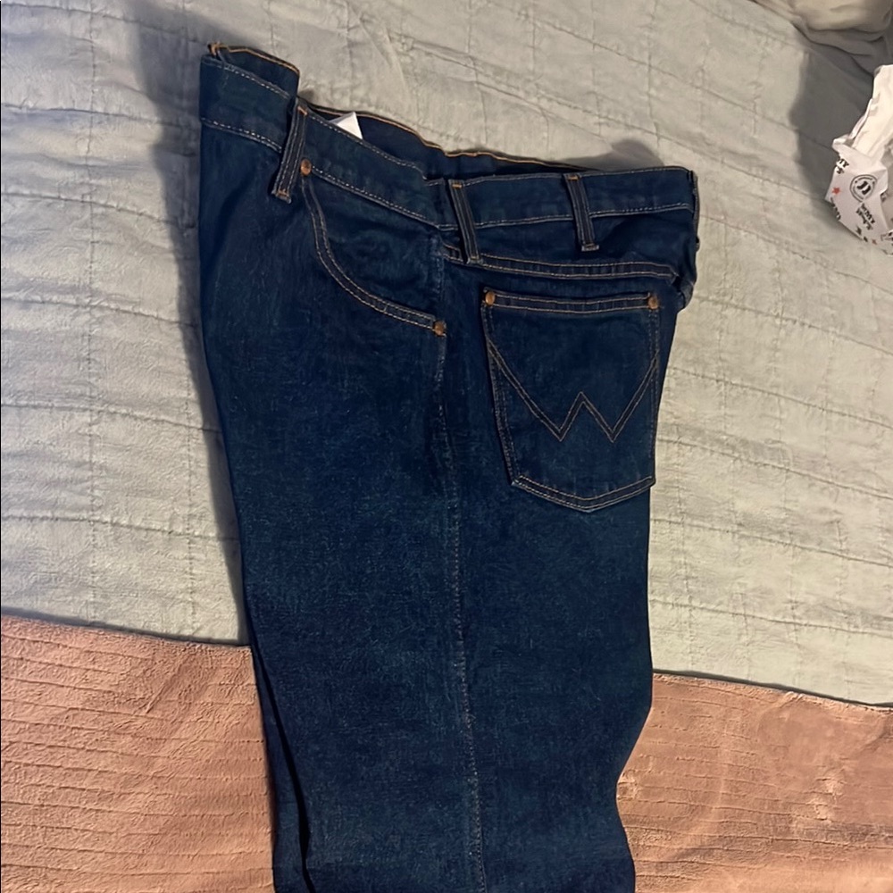 Cowboy cut wranglers